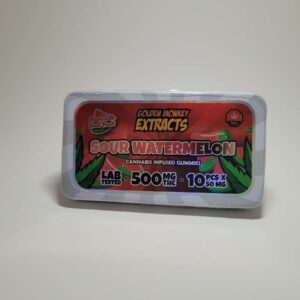 Golden Monkey 500mg Edibles - Sour Watermelon
